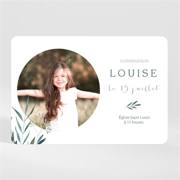 Faire-part communion touche champêtre magnet - Mise en situation