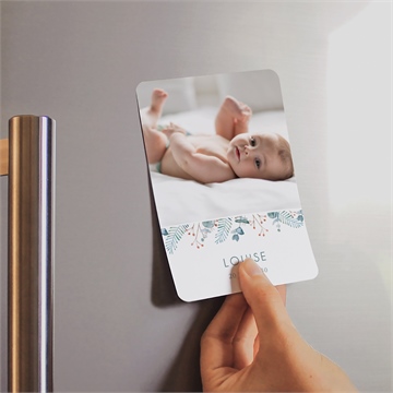 Faire-part naissance apesanteur - Mise en situation