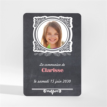 Faire-part communion etape chrétienne magnet