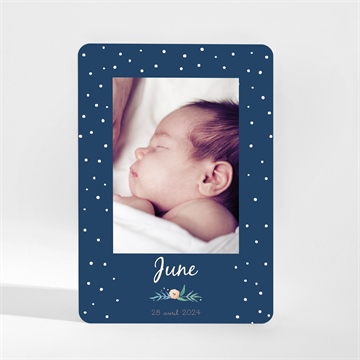 Faire-part naissance belle photo magnet