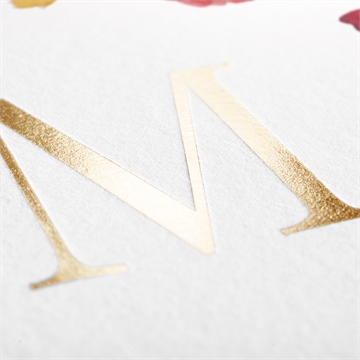 Faire-part naissance harmonie d'automne - Détail du faire-part