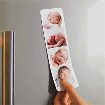 Faire-part naissance mon petit pola magnet - Mise en situation