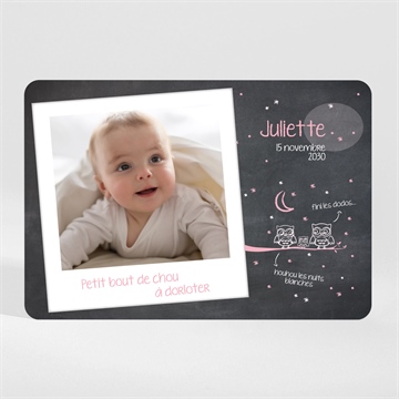 Faire-part naissance elle est si chouette! magnet