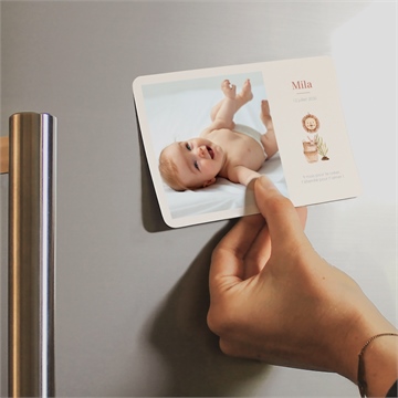 Faire-part naissance eclatant - Mise en situation