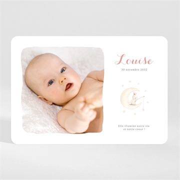 Faire-part naissance pêcheur d'étoile magnet