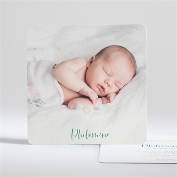 Carte recto-verso - carré