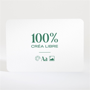 Carte recto - paysage 