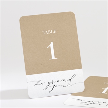 Numéro de table mariage réf. N211487