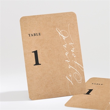 Numéro de table mariage réf. N211488