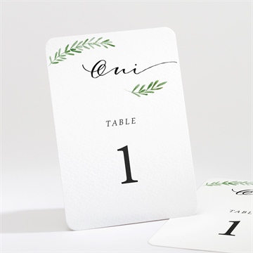 Numéro de table mariage réf. N211490