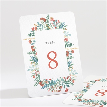 Numéro de table mariage réf. N211495