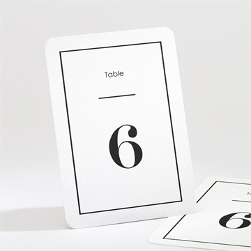 Numéro de table mariage réf. N211497