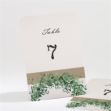 Numéro de table mariage ronde de bonheur