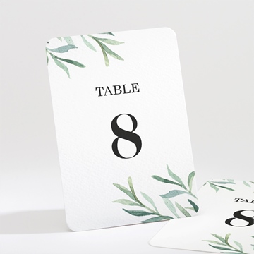 Numéro de table mariage a la folie !