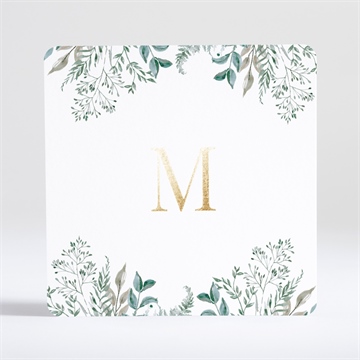 Faire-part naissance sur son couffin dorure