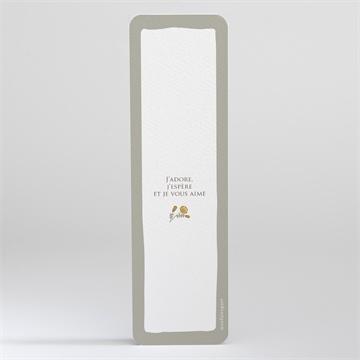 Signet profession de foi joie essentielle - Dos du signet