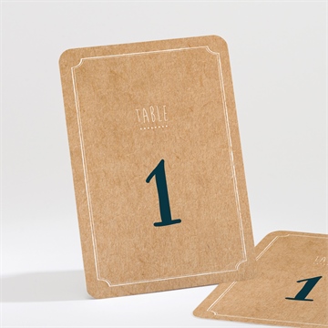 Numéro de table mariage notre moment étui