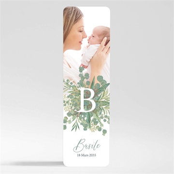 Faire-part naissance nouvelle printanière magnet