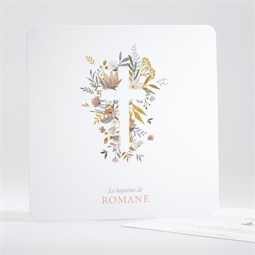 Faire-part de baptême tout en joie