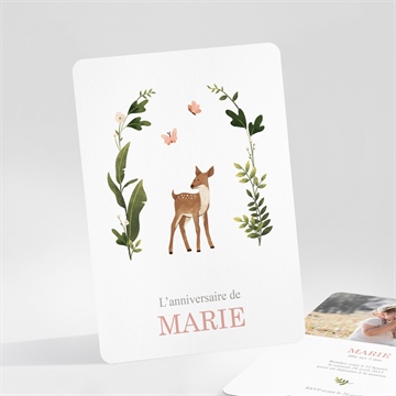 Invitation anniversaire a l'orée du bois