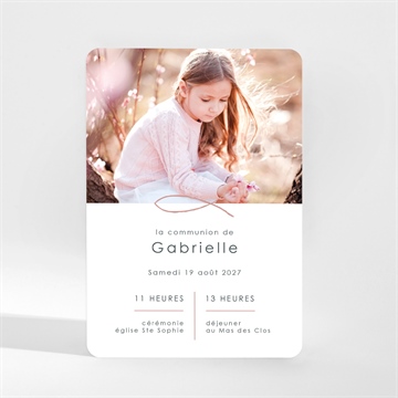 Faire-part communion jour sacré magnet - Mise en situation