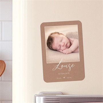 Faire-part naissance paisible