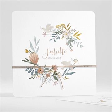 Faire-part naissance au naturel