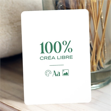 Carte recto-verso - portrait