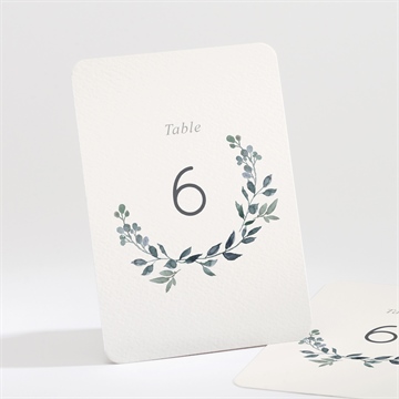 Numéro de table mariage rien que nous