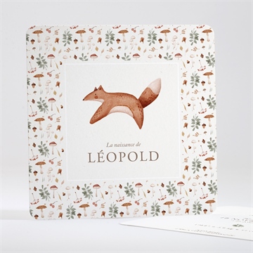 Carte recto-verso - carré