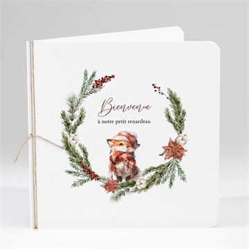 Faire-part naissance hiver