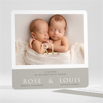 Carte dorure - carré