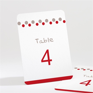 Numéro de table mariage humour original magnet