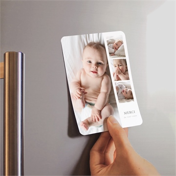 Remerciement naissance le photomaton - Mise en situation