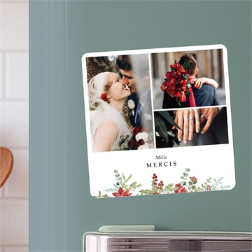 Remerciement mariage douce subtilité