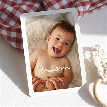 Faire-part naissance grand bonheur