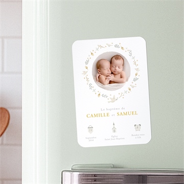 Carte magnet - portrait