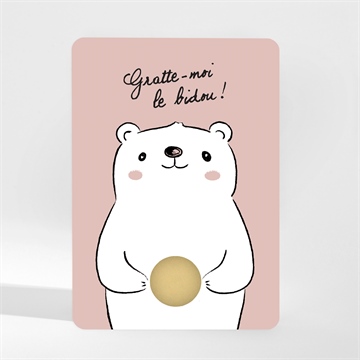 Carte annonce grossesse humour magnet