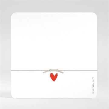 Carte annonce grossesse bientôt mamie - Dos du faire-part