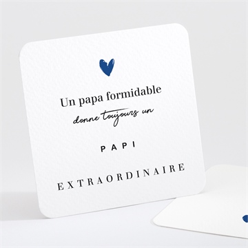 Carte annonce grossesse bientôt papi - Vue sans bracelet