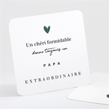 Carte annonce grossesse bientôt papa - Vue sans bracelet