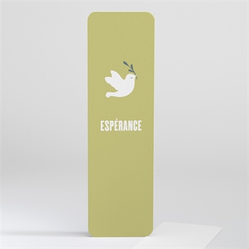 Signet baptême colombe d'espérance