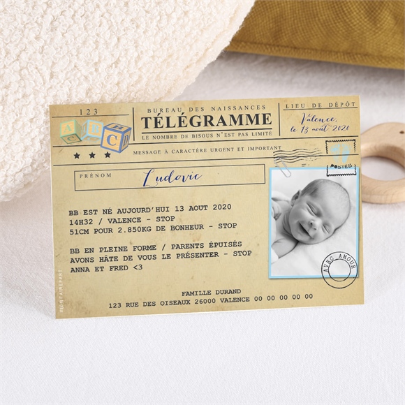 Faire Part Naissance Passeport Pour Bebe Monfairepart Com