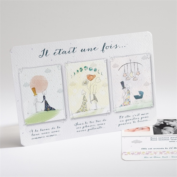 Faire Part Naissance Son Histoire Illustree Monfairepart Com