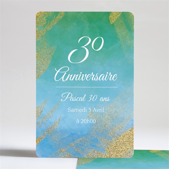 Invitation anniversaire Dans la joie! réf.N241120