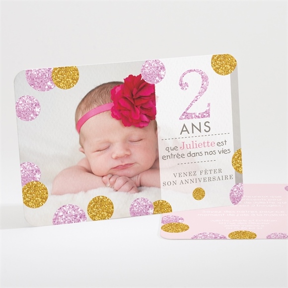 Invitation Anniversaire Carte Anniversaire Gros Pois Monfairepart Com