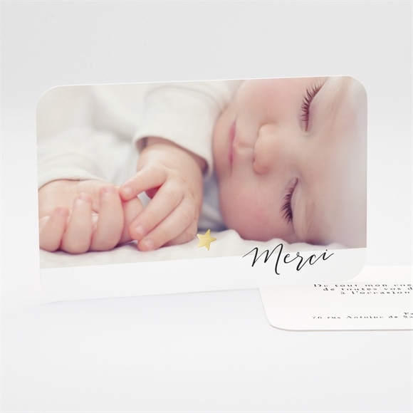 Remerciement naissance bienvenue !