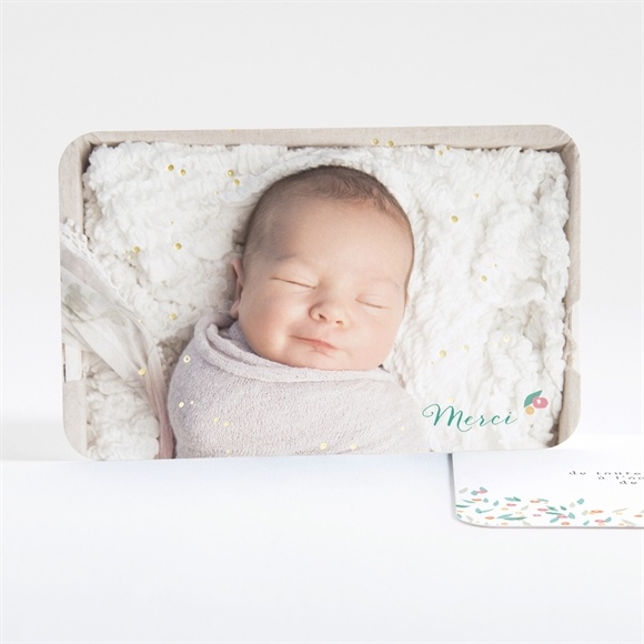 Remerciement naissance lumière végétale