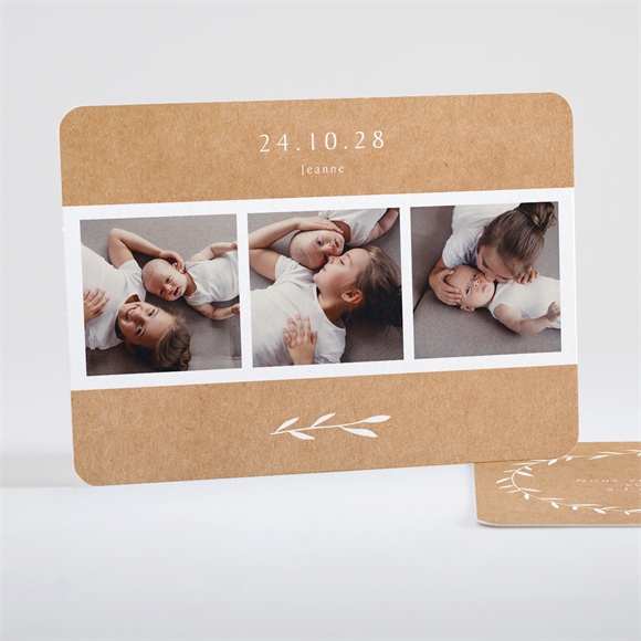 Remerciement naissance faire-part enveloppe