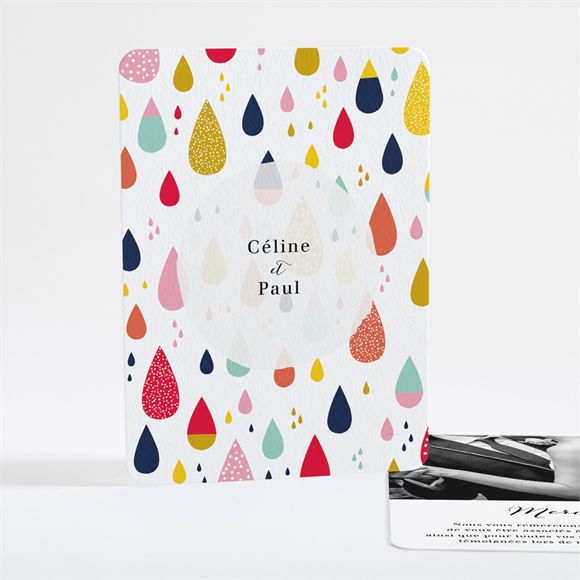 Remerciement mariage Les Illuminations réf.N25113